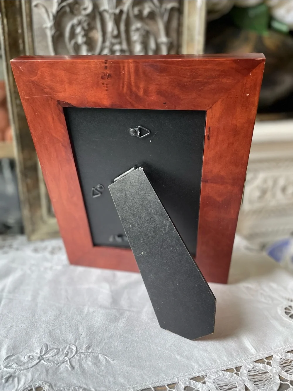 Wood frame cherry brown 5x7